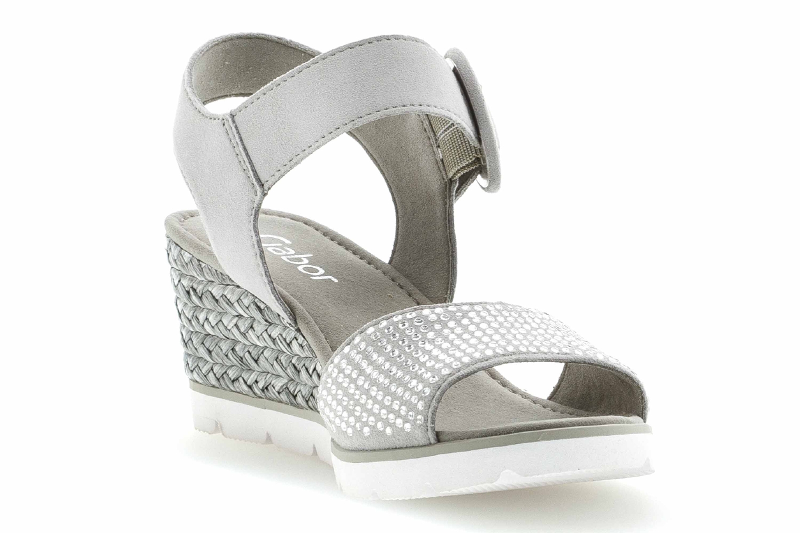 GABOR GABOR SANDALETTEN 25.754.19 DAMENSCHUHE ÜBERGRÖSSEN GRAU