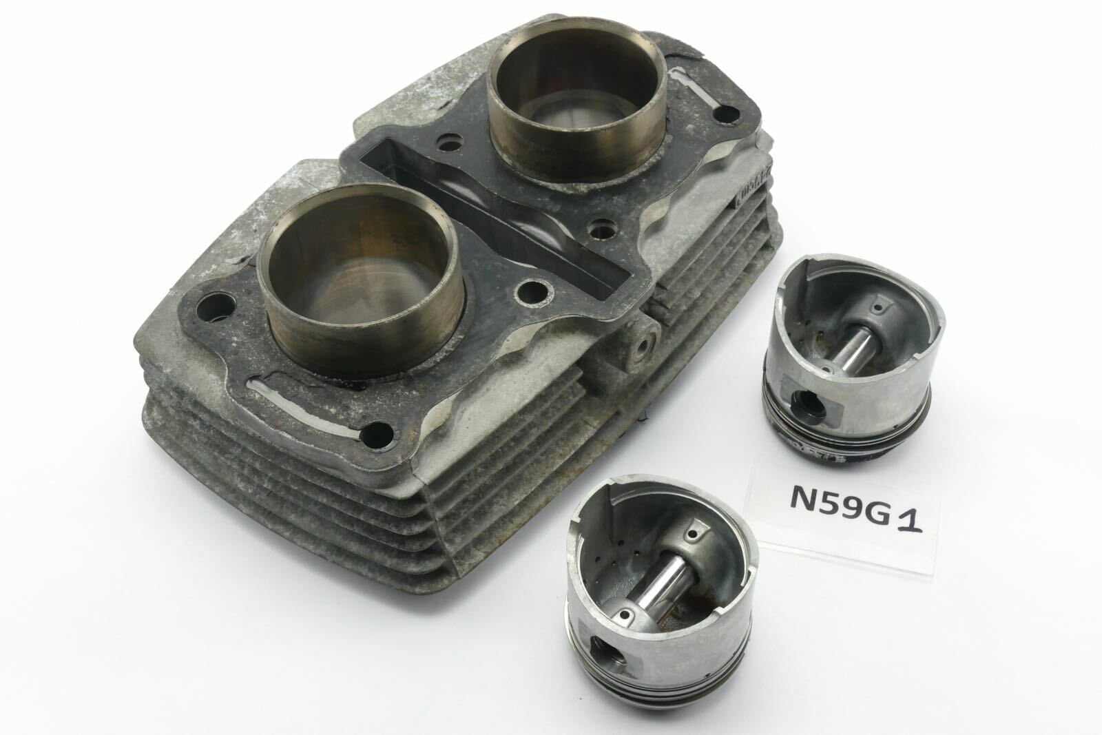 CB250Tシリンダー ＆ピストン Honda CB 250 T Bj. 1985 - Cylinder + piston N59G1 | eBay