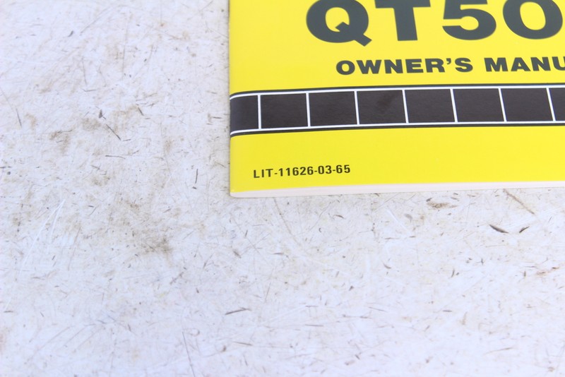 1982 YAMAHA QT50 YAMAHOPPER ORIGINAL OWNERS MANUAL BOOK LIT-11626-03-65