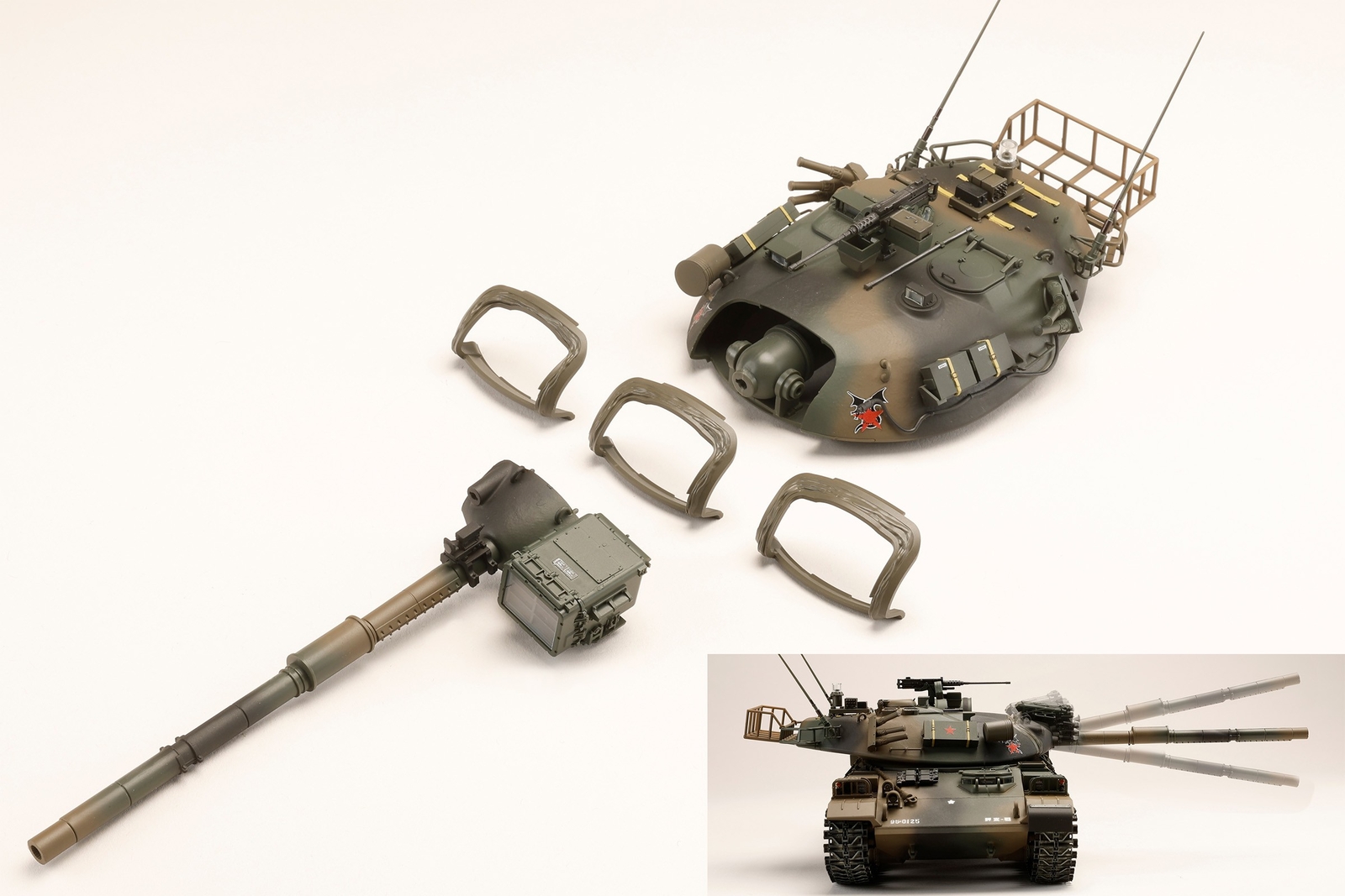 JGSDF TYPE 74 MBT 評価支援ユニット 1/35 HJ Model Kit Series No.3 1/35 JGSDF Type 74 MBT