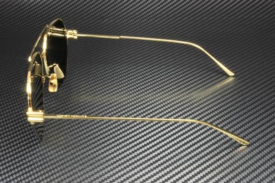 Pre-owned Bottega Veneta Bv1046s 002 Pilot Navigator Gold Brown 59 Mm Women's Sunglasses