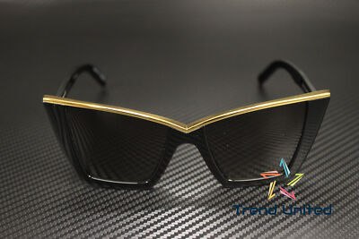 Pre-owned Saint Laurent Sl 570 001 Cat Eye Acetate Black 54 Mm Women's Sunglasses
