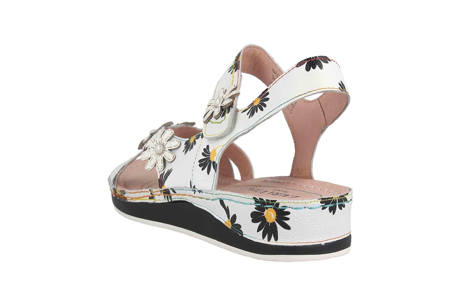 LAURA VITA® LAURA VITA SANDALEN IN ÜBERGRÖSSEN WEISS BRCUELO 91 BLANC GROSSE DAMENSCHUHE