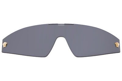 Pre-owned Versace Ve2265 100287 Sunglasses Gold/grey 140mm W/extra Interchangeable Lenses In Gray