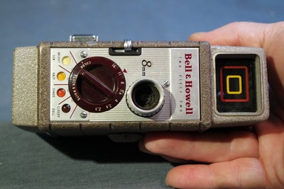 Bell & Howell TWO FIFTY TWO 252 8mm Movie Camera With Film Inside Selling as-is