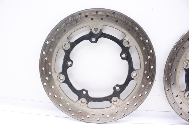 2011 Yamaha FZ8 FRONT LEFT RIGHT BRAKE ROTORS DISCS
