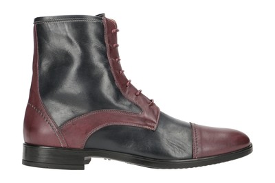 BELLO BELLO BL400 HERRENSTIEFELETTE - ELEGANTE STIEFELETTEN ROT ELEGANT NEU