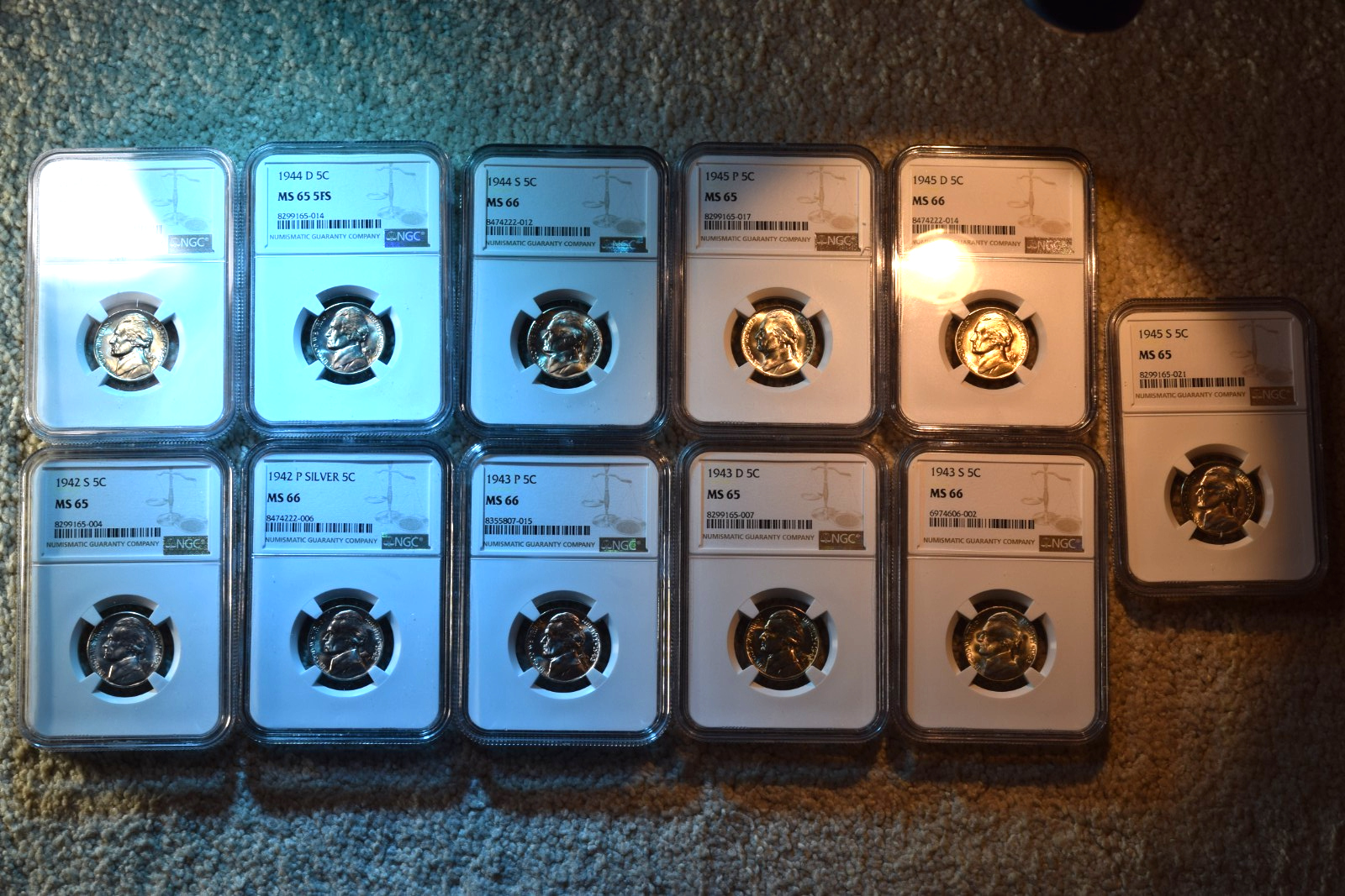 NGC MS63』エクアドル5スクレ銀貨(1944年) エクアドル 5スクレ銀貨