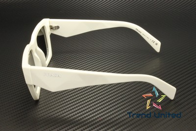 Pre-owned Prada Pr A06s 17k08z Talc Dark Grey 50 Mm Men's Sunglasses In Gray