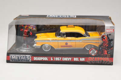 Chevrolet Bel Air Taxi Deadpool 1:24 Jada Toys Diecast | 30290
