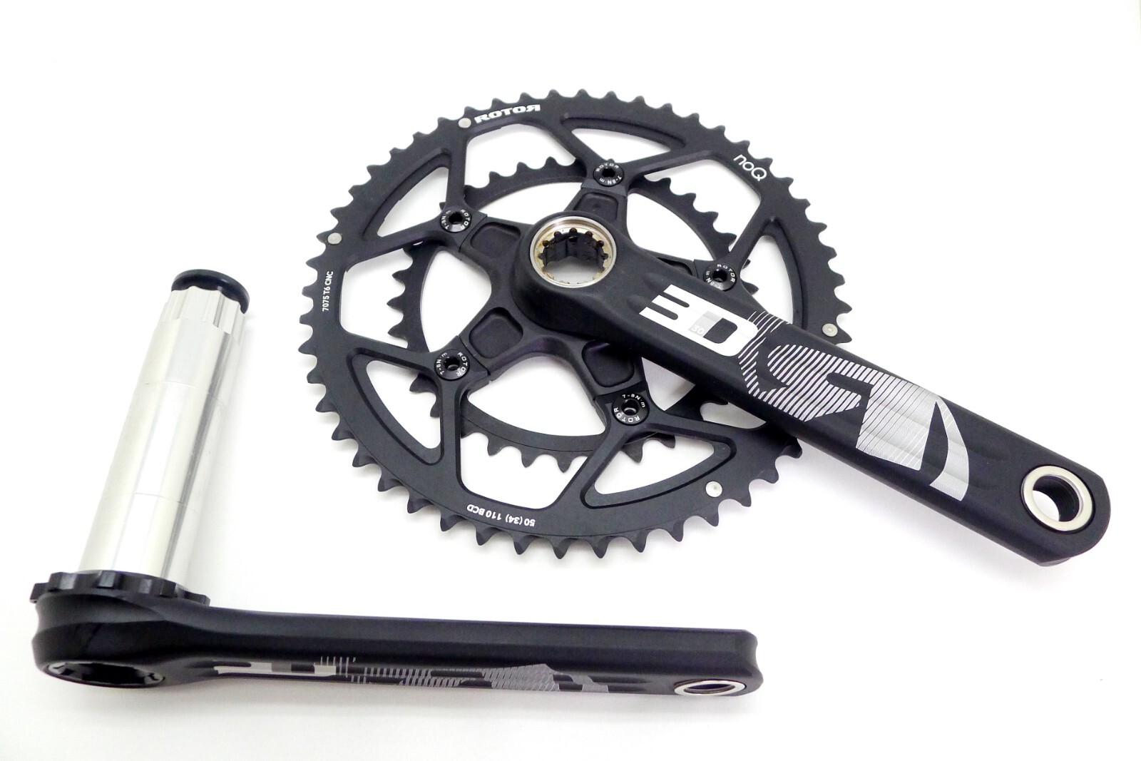 ROTOR 3D 170mmクランク 楕円50-34T：シャフト30mm ROTOR 3D 170mm