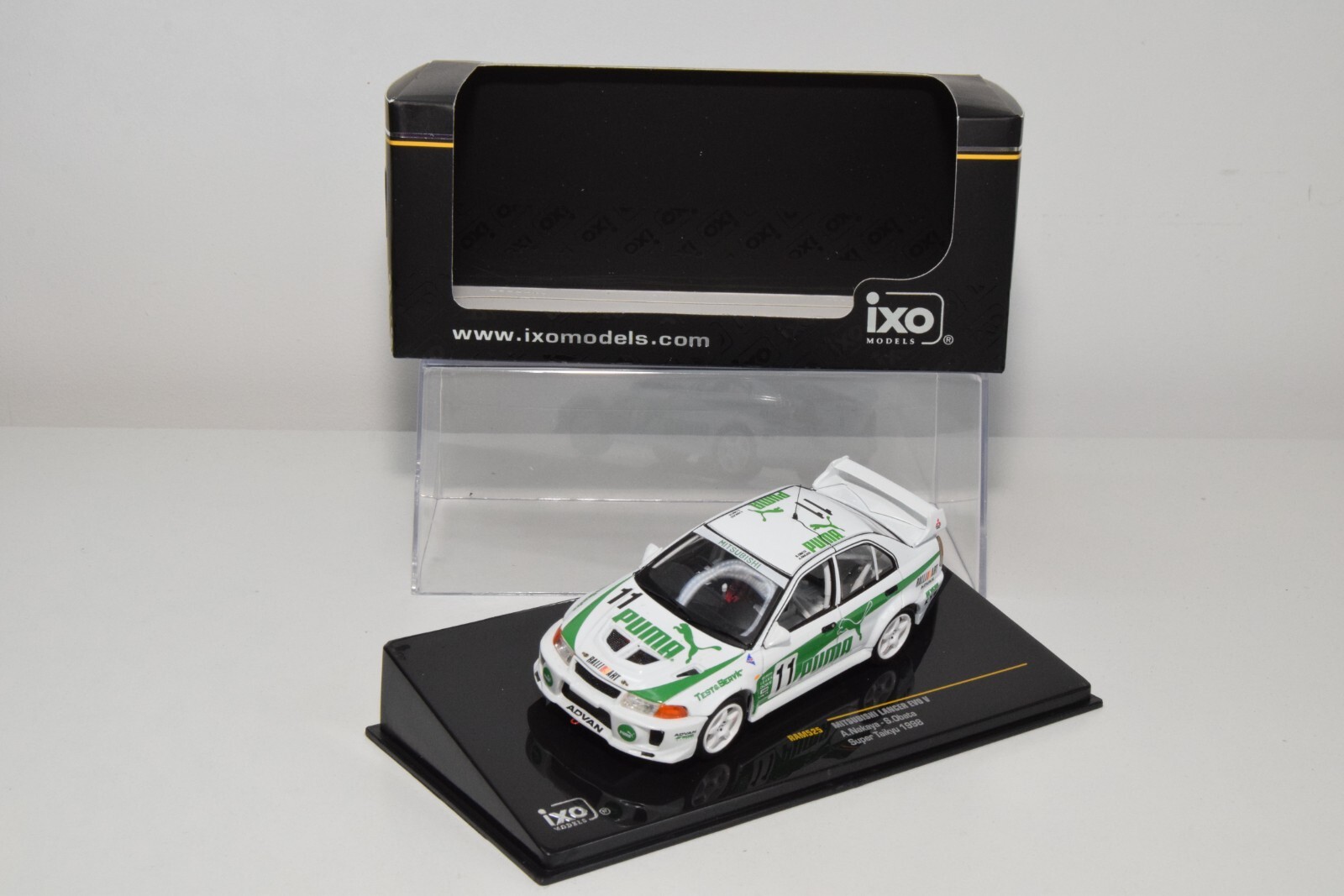 B24 1:43 IXO RAM525 MITSUBISHI LANCE EVO V SUPER TAIKYU 1998