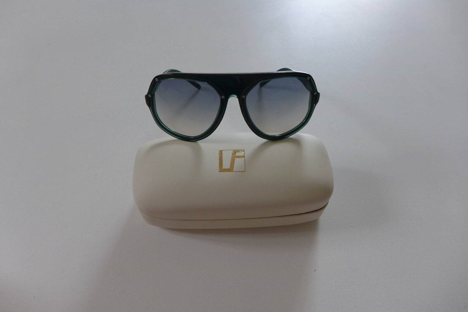 Raf Simons × Linda Farrow Angular Avlator Sunglasses - Brand Raf Simons × Linda Farrow Angular Avlator Sunglasses - Brand