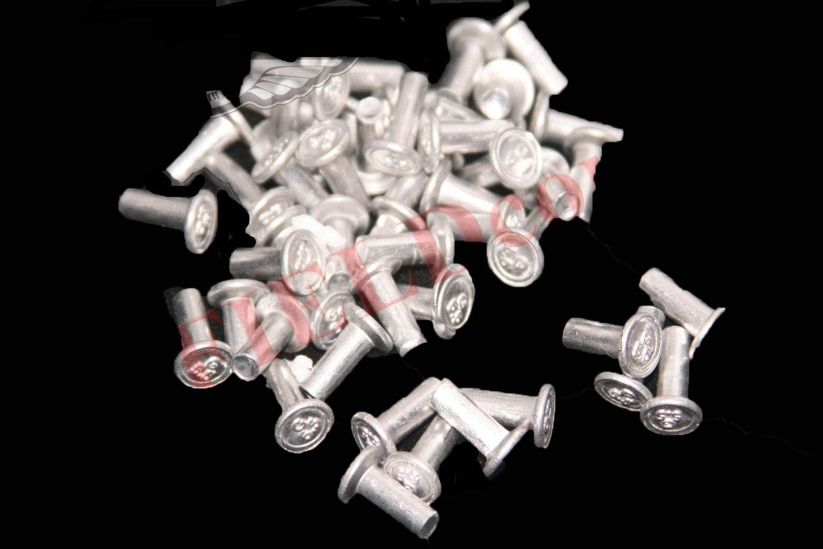 Front Rear Brake Linings Set Of 4 Unit With Rivets Ambassador Morris 