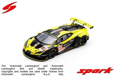 1/43 Lamborghini Huracán GT3 Evo.2 #85 1:43 SPARK Lamborghini Huracan Gt3 Evo 2 Dgf #60 Le Mans