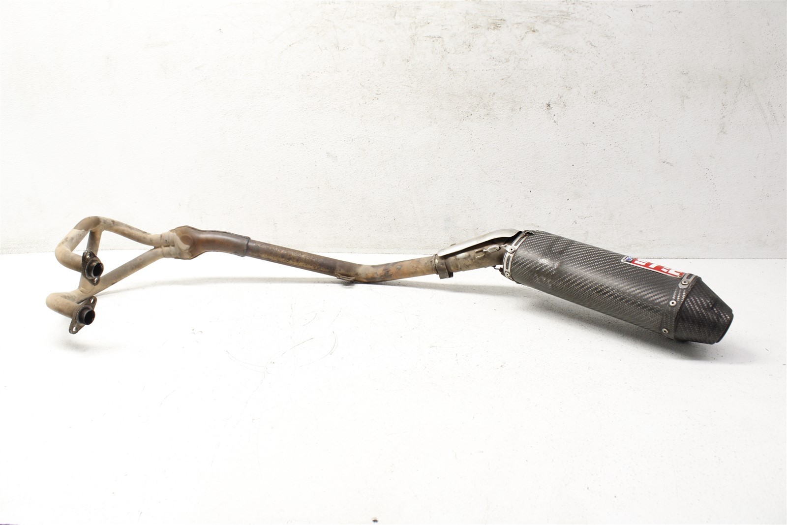 yasudesuページ Stock Header With Yoshimura Slip On Dented For Kawasaki