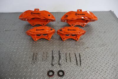 Dodge Charger/Challenger Hellcat OEM 6 Piston Brembo Brake Calipers Hemi Orange