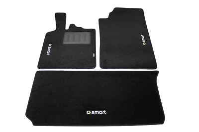Tappeti Moquette Smart W451 Kit ant + baule 04 NERO 2007-2014 Coupè, Cabriolet