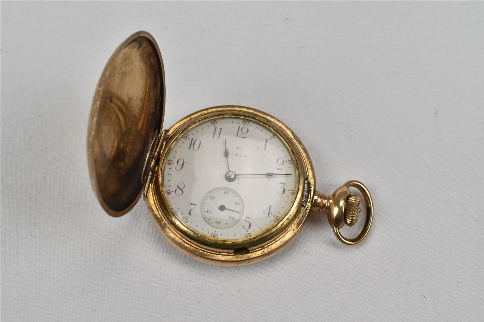 Vintage Elgin Pocket Watch 15 Jewel B & B Royal 20 Years 1911 Hunter Case
