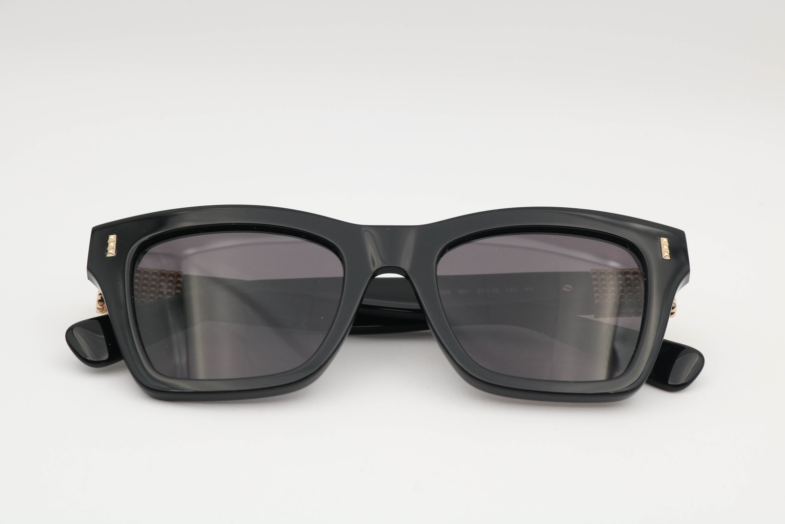 Lanvin Lnv668S 001 Black/Black Square Sunglasses 51-20-145