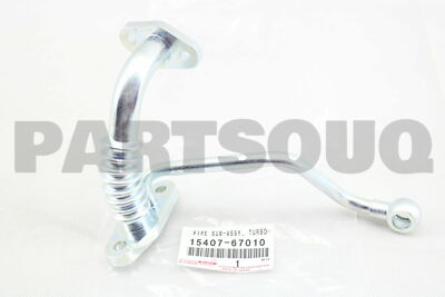 1540767010 Genuine Toyota PIPE SUB-ASSY, TURBO OIL INLET