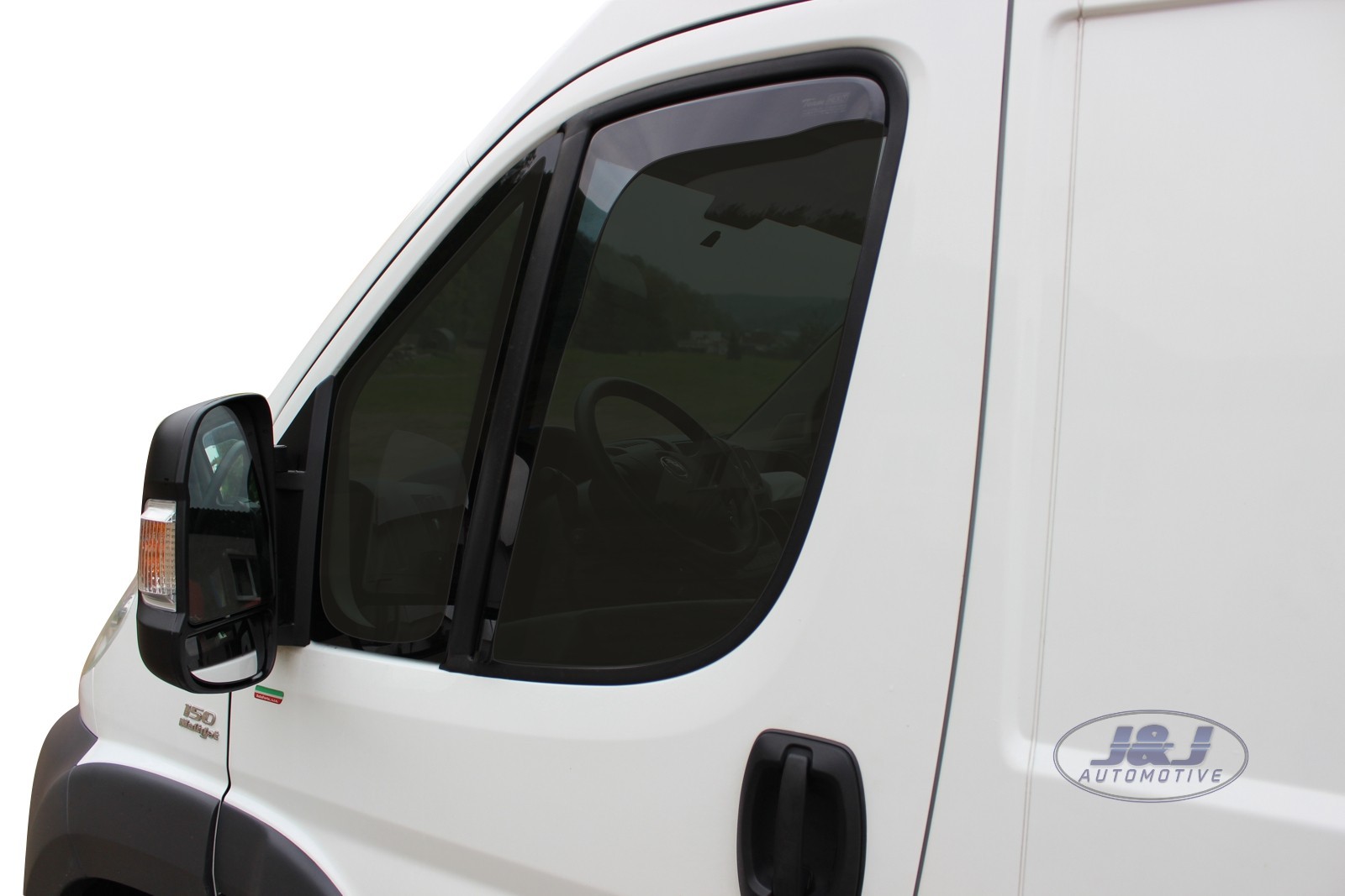 DFI15147 Peugeot BOXER 2006 up "L" wind deflectors 2 pcs set TINTED