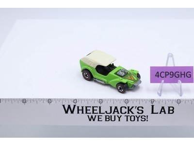 Ice T Light Green Flying Colors Hot Wheels 1969 1974 Mattel Redline RL w/ Topper
