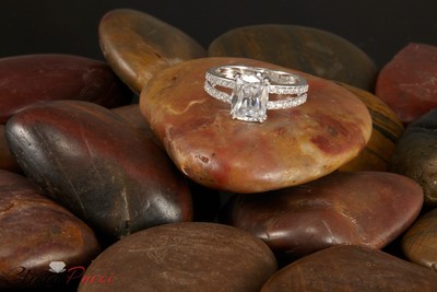 Pre-owned Pucci 3.50ct Cushion Classic Simulated Engagement Promise Ring 14k White Solid Gold In White/colorless