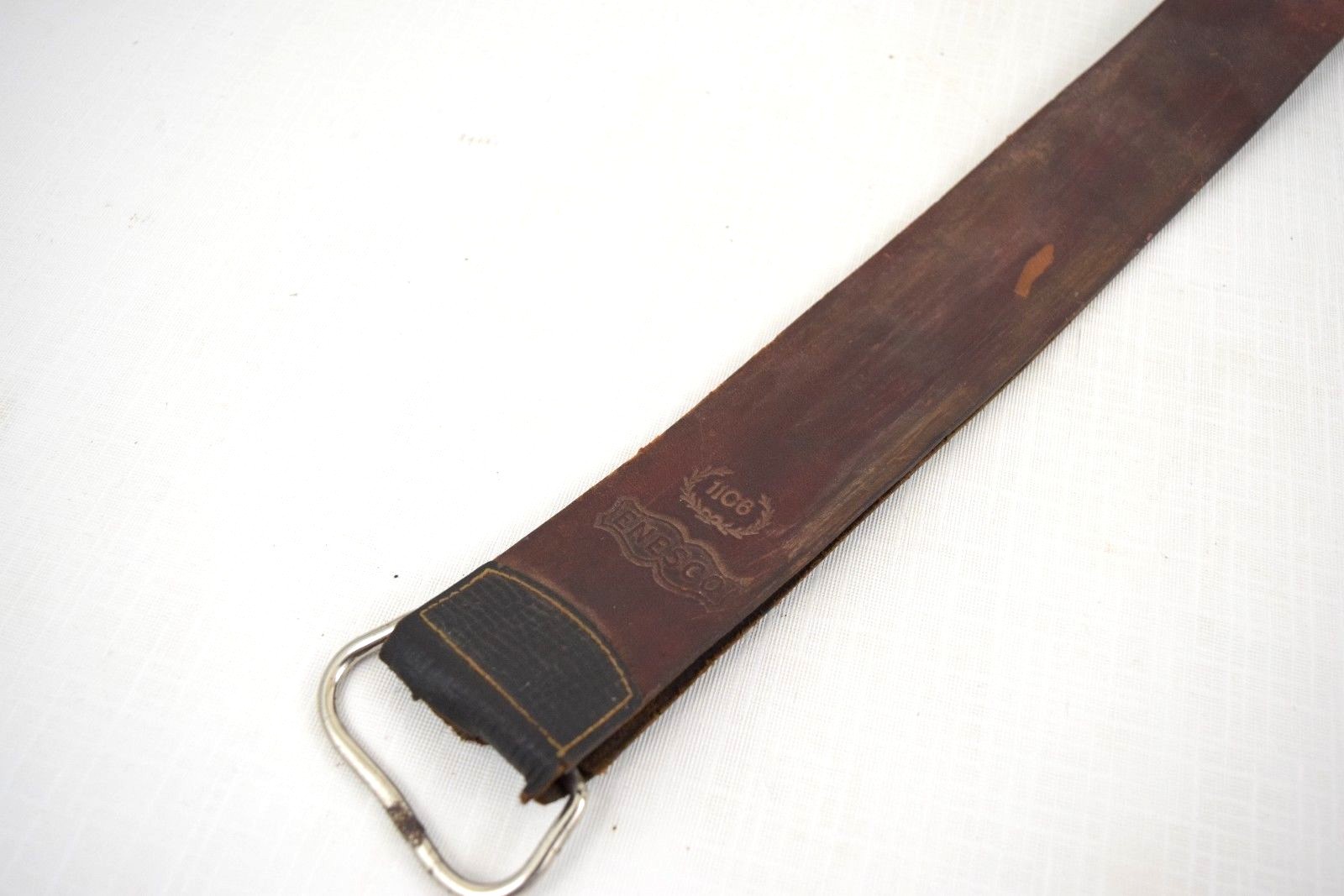 Antique/Vintage U.S. Cavalry Enesco 1106 LEATHER KNIFE STROP -Sharpening