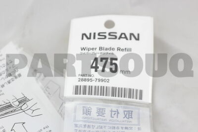 切手104 2889579902 Genuine Nissan REFILL-WIPER BLADE ASSIST 28895