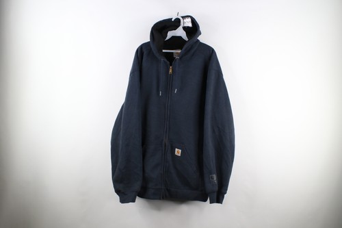 Vtg Carhartt Mens XL Distressed Rain Defender Heavyweight
