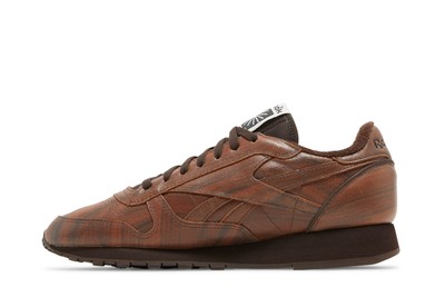 Pre-owned Reebok Eames Office X Classic Leather 'rosewood' Gy6391 Men's Shoes In Dark Brown/dark Brown/dark Brown