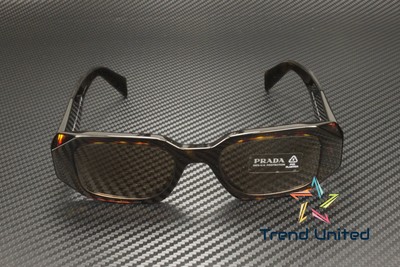 Pre-owned Prada Pr 17ws 2au8c1 Tortoise Brown 49 Mm Women's Sunglasses