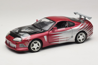 Toyota Supra A80 Fast & Furious Purple Silver ERTL 1:18 | 33708