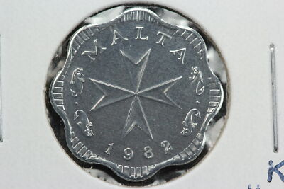1982 Malta 2 Mils 10th Anniversary of Decimalization KM# 54 3QDT