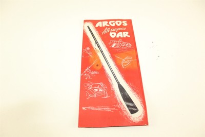  Advertising Collectible Argos All Purpose Oar Pamphlet  Vintage