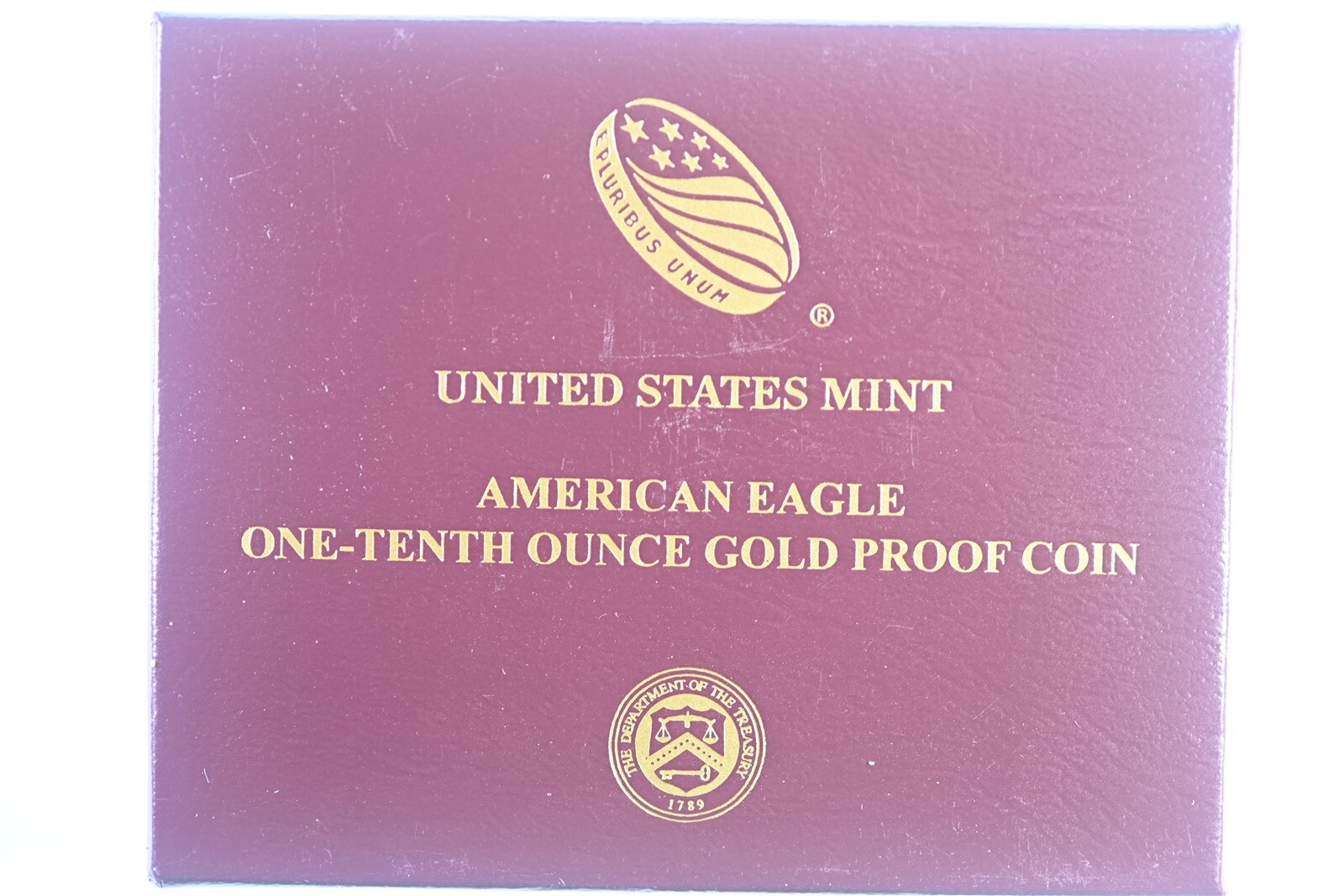 2018 W $5 1/10th oz Gold American Eagle Proof - OGP with the COA