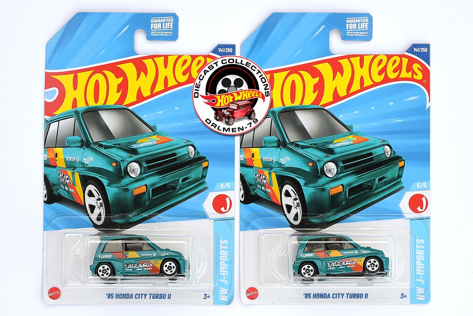 2025 Hot Wheels J-Imports Series Treasure Hunt 85 Honda City Turbo