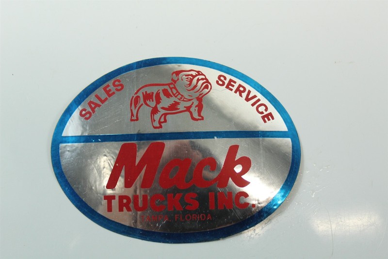 Advertising Sticker Badge Sales Service Mack Trucks Tampa, Florida Set