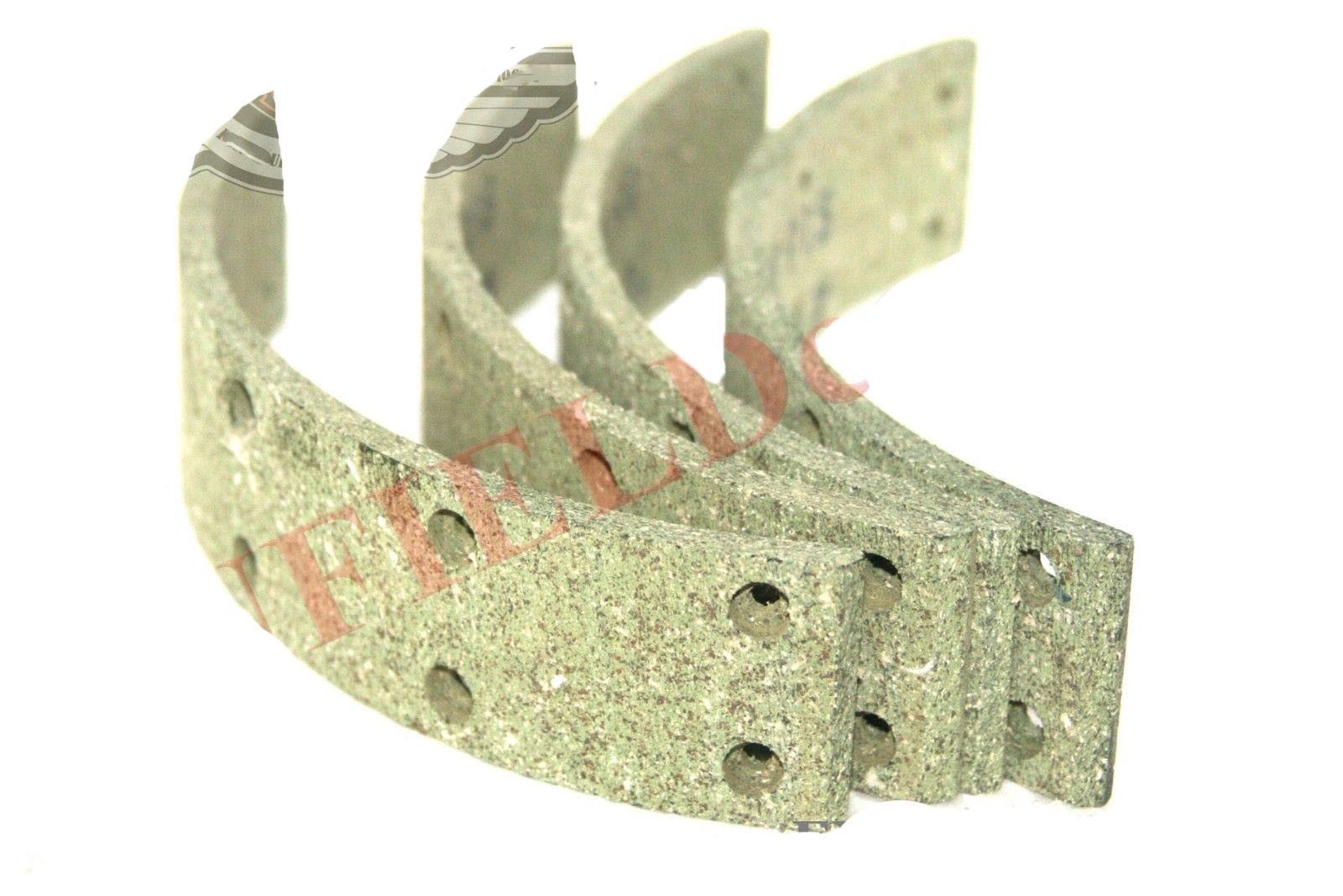 Front Rear Brake Linings Set Of 4 Unit With Rivets Ambassador Morris 