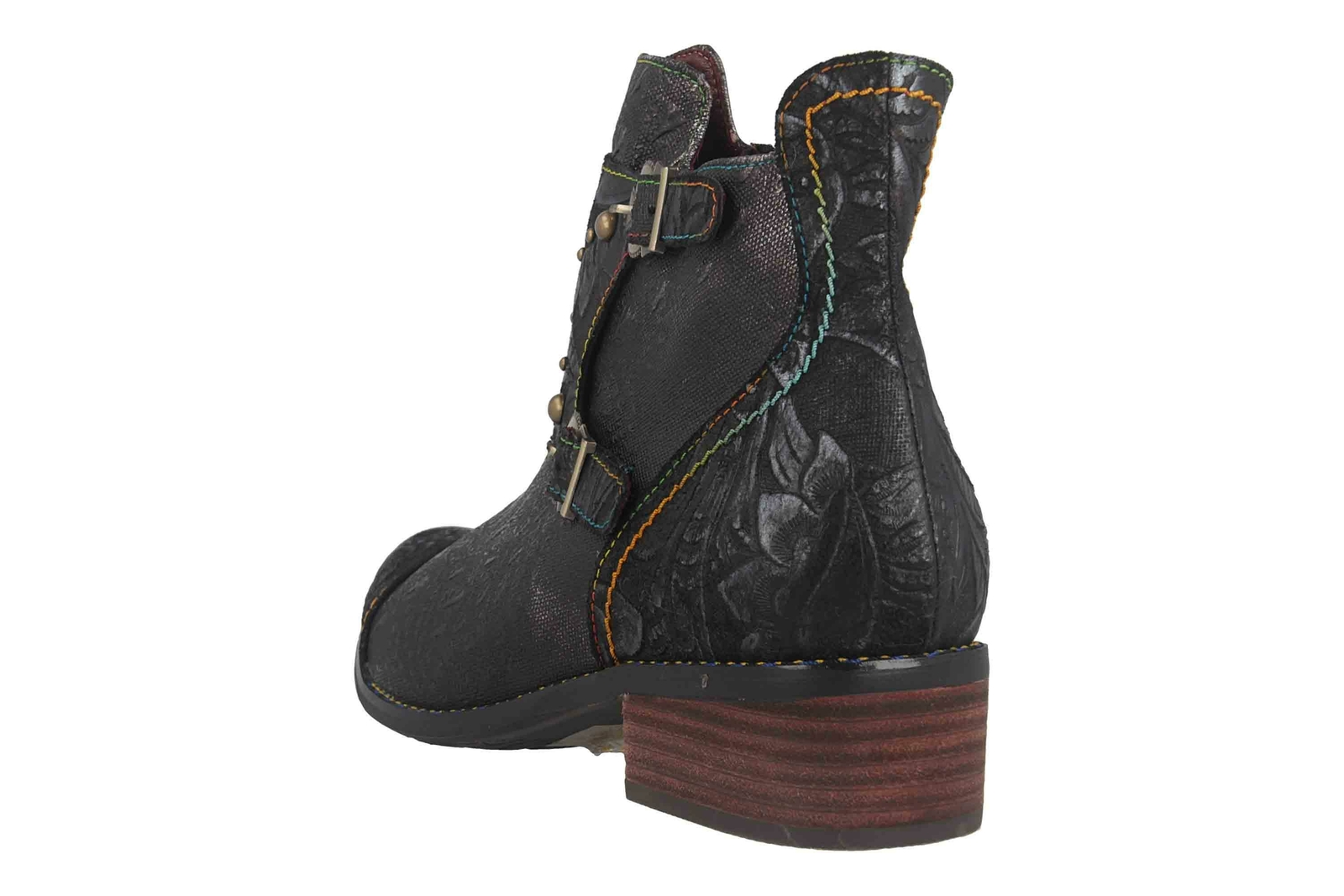 SPRING FOOTWEAR SPRING FOOTWEAR BOOTS NAILHEAD DAMENSCHUHE ÜBERGRÖSSEN SCHWARZ