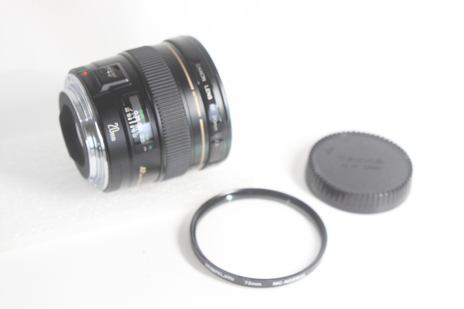 【美品】Canon EF 20mm F2.8 USM Canon EF 20mm F/2.8 USM AF Wide Angle Lens Made In Japan | eBay