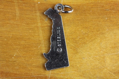 VINTAGE DELAWARE STATE CHARM Sterling Silver 925 GREAT ONE FOR BRACELET-S8526