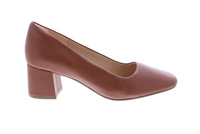 

Clarks Sheer Rose 26144976 Женские коричневые кожаные туфли без шнуровки Туфли на каблуке 8.5, Коричневый, Clarks Sheer Rose
