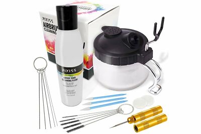 Brush Cleaner Solution - Airbrush Clean Pot Glass...
