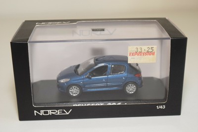 TT 1:43 NOREV 472651 PEUGEOT 206 PLUS METALLIC BLUE MINT BOXED