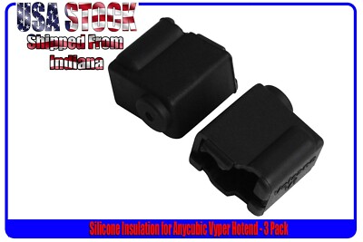 Anycubic Vyper Silicon Insulation Sock for Hotend Heat Block, Black