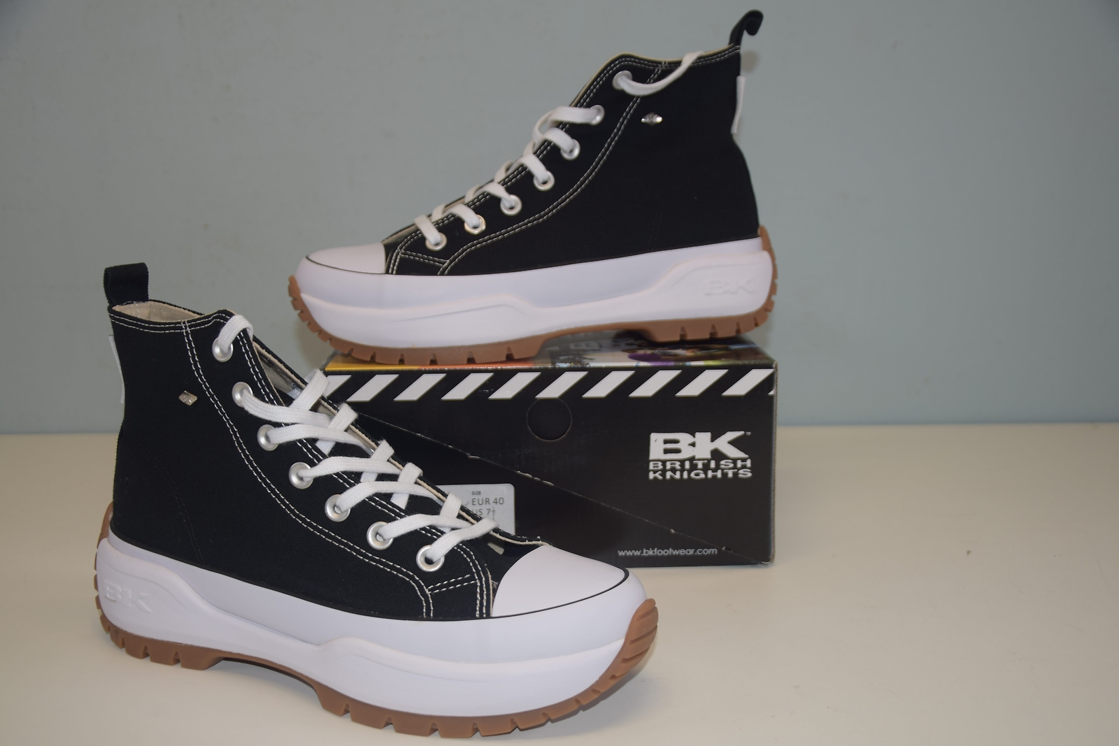 BK Britisch Knights Damen Sportschuhe Kaya Mid Fly Schwarz