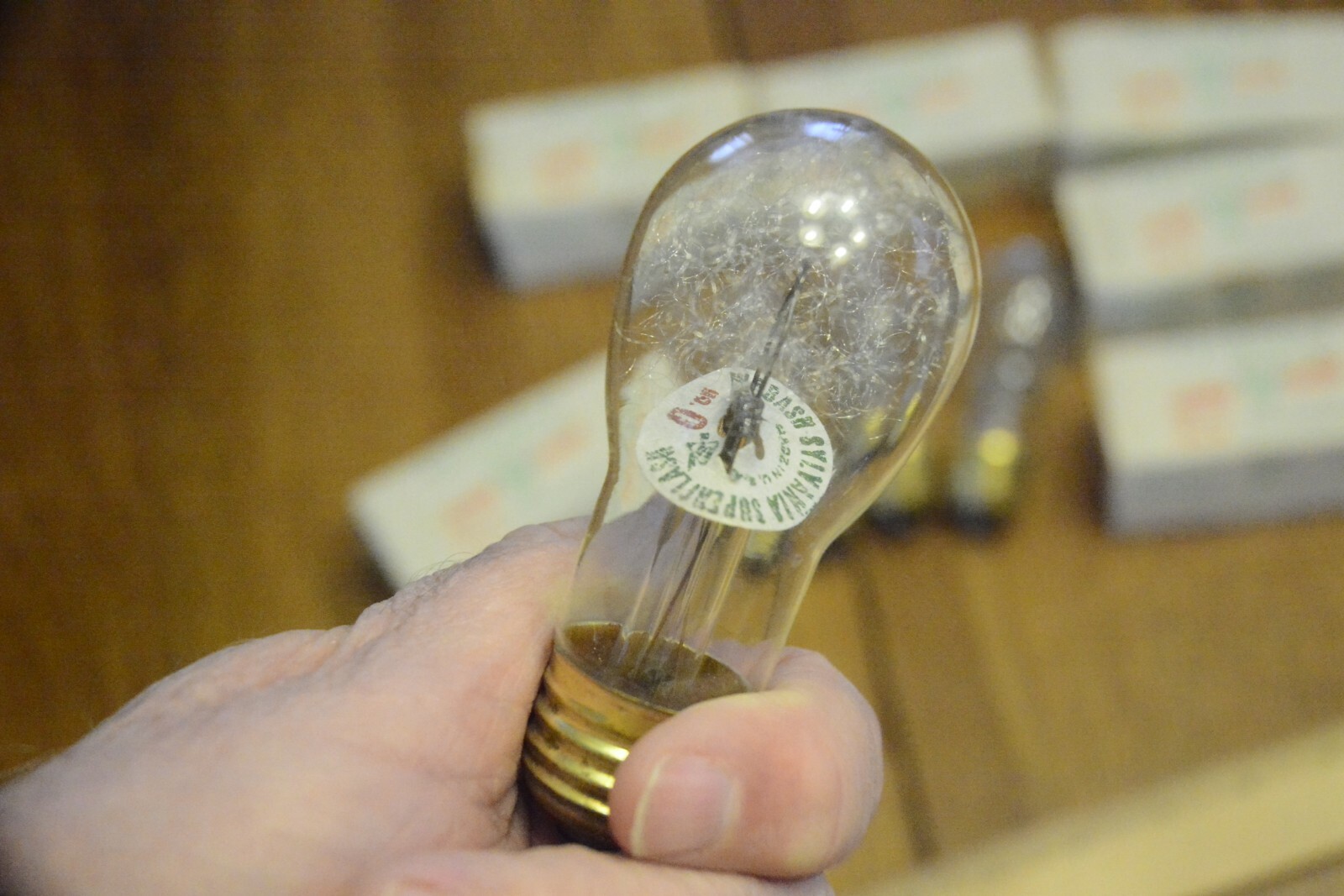 10 vintage Sylvania super flash FLASHBULB #0 camera flash bulb blue dot screw in