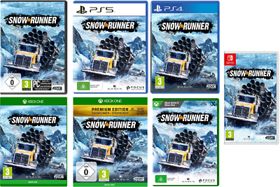 Snow Runner PS4 PS5 XBOX One Series X Nintendo Switch PC Truck Simulator  Game